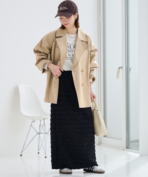 「JOURNAL STANDARD relume」 トレンチコート 38 ベージュ レディース