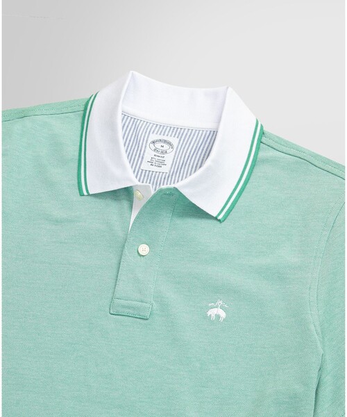 ブルックスブラザーズ ポロシャツ コットンポリエステルピケ　GFロゴS コットン/ポリエステルピケ GFロゴ ポロシャツ | Brooks Brothers