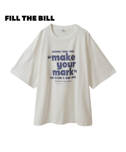 tシャツ 「FILL THE BILL」TV NEWS TEE レディース メンズ