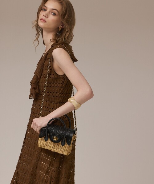 ショルダーバッグ carving tribes micro CARVING TRIBES ショルダーバッグ バッグ Micro RattanBag レディース