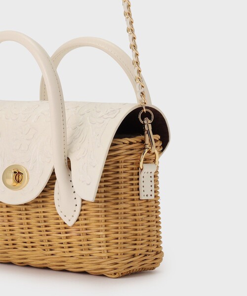 ショルダーバッグ carving tribes micro CARVING TRIBES ショルダーバッグ バッグ Micro RattanBag レディース