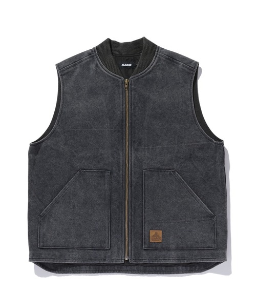 XLARGE（エクストラ ラージ） ベスト ジレ PATCHED CANVAS VEST メンズ