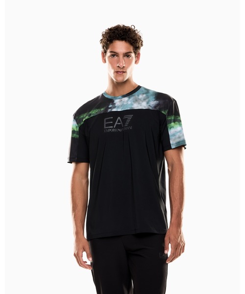 tシャツ 「エンポリオ アルマーニ EA7」Dynamic Athlete Tシャツ VENTUS7テクニカルファブリック レディース undefined