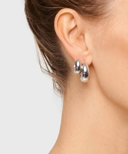 TOM WOOD - トムウッド】Chunky Hoops Medium (ピアス/シルバー