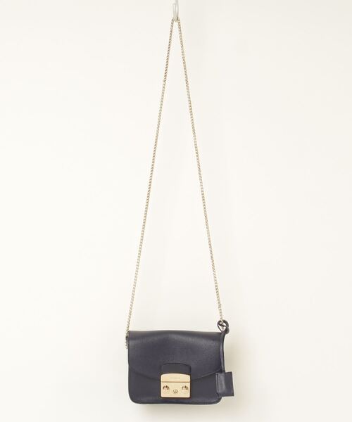 FURLA ショルダーバッグ☆ Furla フルラ チェーンショルダー ショルダーバッグ レザー