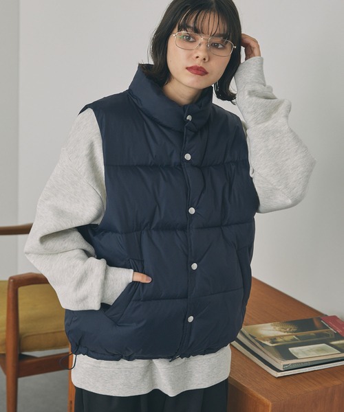   ダウンベスト M ネイビー daiwa pier39 ダウンベストネイビーM