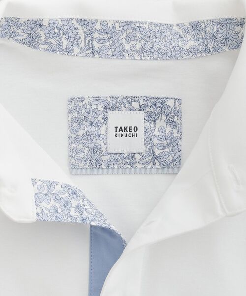 TAKEO KIKUCHI（タケオキクチ） ポロシャツ 「LIMITED」アイスクリア