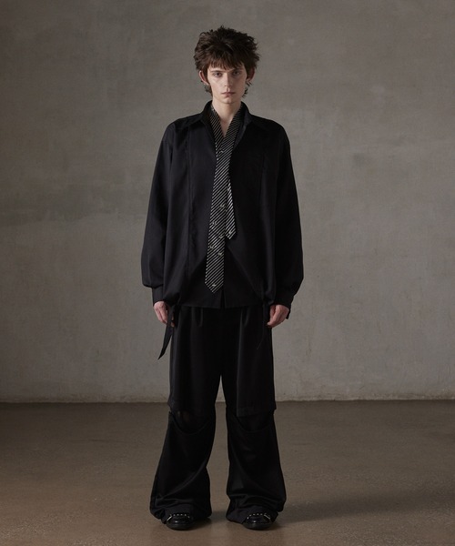 GRANCY ネクタイ GRANCY】Button Design Necktie / ボタン デザイン ネクタイ
