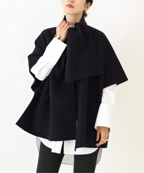 VERMEIL par iena（ヴェルメイユパーイエナ） ポンチョ 36 グリーン