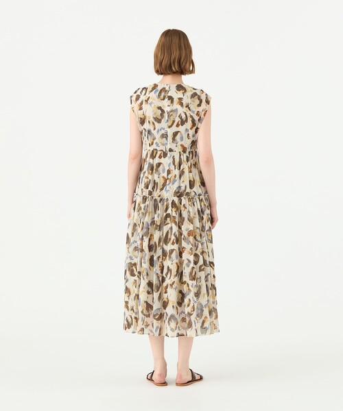 Ballsey（ボールジィ） ワンピース ドロップシェルプリント ティアード