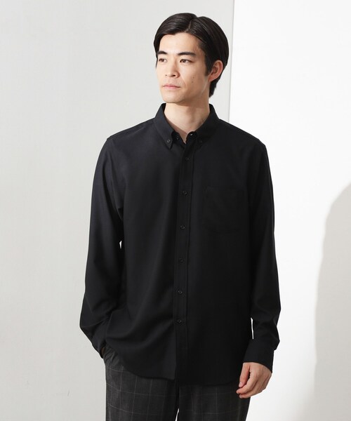 THE SHOP TK シャツ スムースファイバー長袖シャツ 「吸水速乾/UV