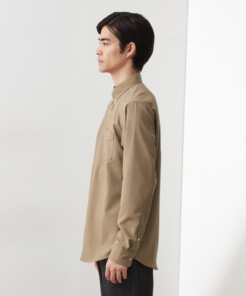 THE SHOP TK シャツ スムースファイバー長袖シャツ 「吸水速乾/UV