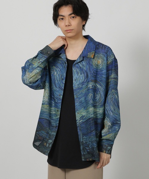LAKOLE（ラコレ） シャツ アート」絵画グラフィックシャツ / 588517