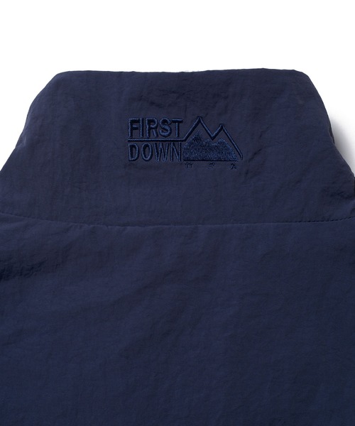 「FIRST DOWN」 ジップアップブルゾン M ブラック メンズ_画像9