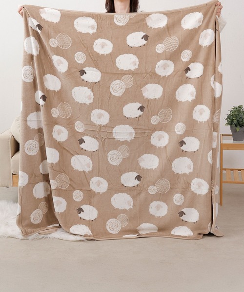 ブランケット ひつじくん マイクロブランケット 140cm×200cm