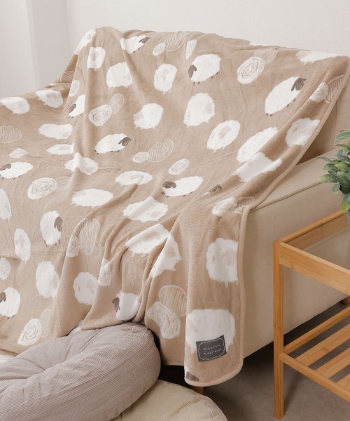 ブランケット ひつじくん マイクロブランケット 140cm×200cm