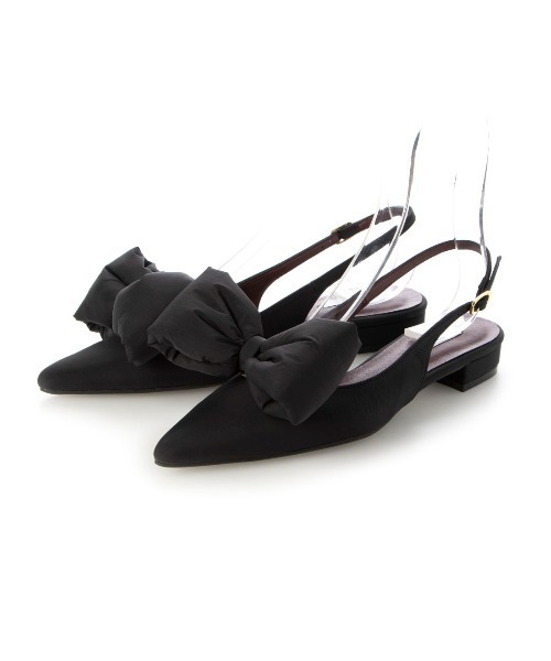 「EVOL」 フラットサンダル 23.5cm ブラック レディース_画像2