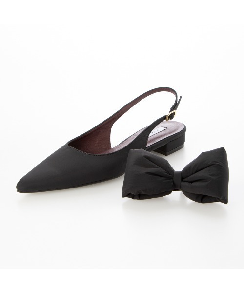 「EVOL」 フラットサンダル 23.5cm ブラック レディース_画像7