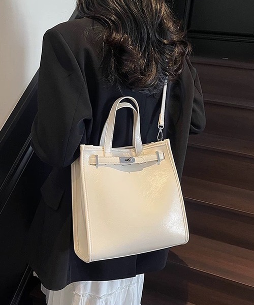 バッグ bag pumpkin port トートバッグ バックルベルト デザイン 縦長