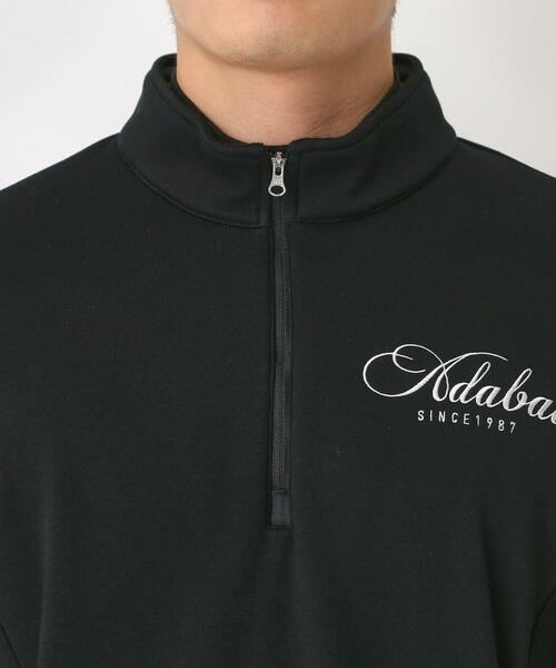 adabat（アダバット） トレーナー スウェット 裏起毛ハーフジッププル