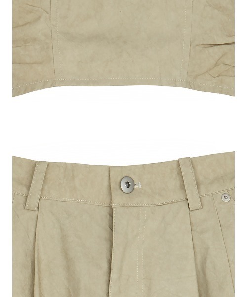 Ameri（アメリ） ワイドパンツ パンツ SAND LIKE BARE SET PANTS