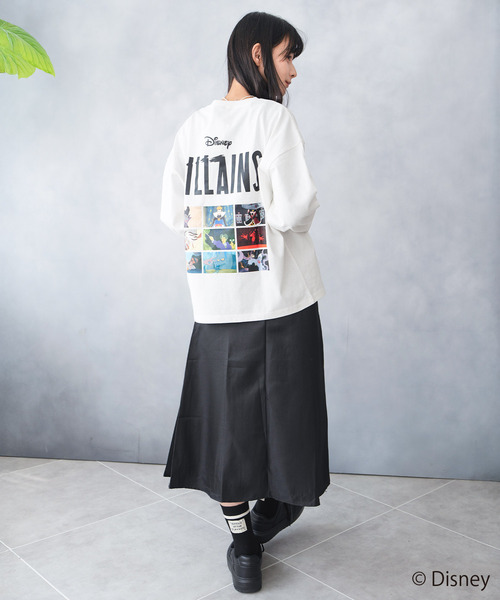 Disney（ディズニー） tシャツ Disney VILLAINS ヴィランズ ロングT