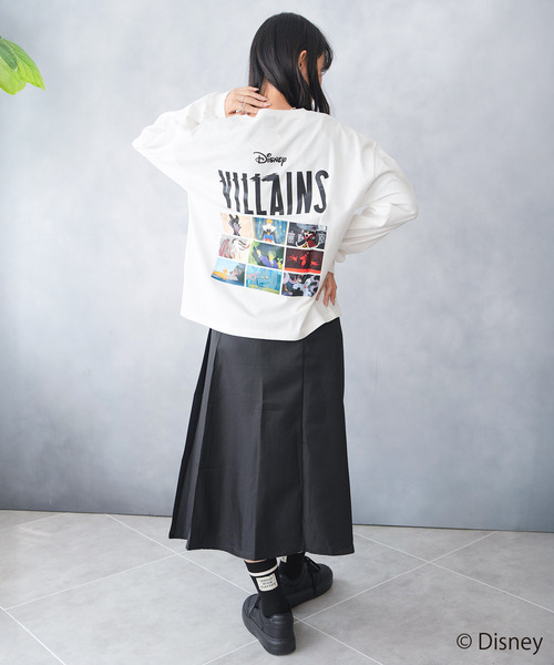 Disney（ディズニー） tシャツ Disney VILLAINS ヴィランズ ロングT