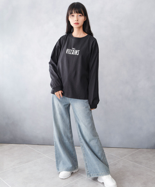 Disney（ディズニー） tシャツ Disney VILLAINS ヴィランズ ロングT