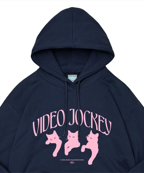 パーカー 「UNISEX」VIDEO JOCKEY／NYANGNYANGフーディー レディース