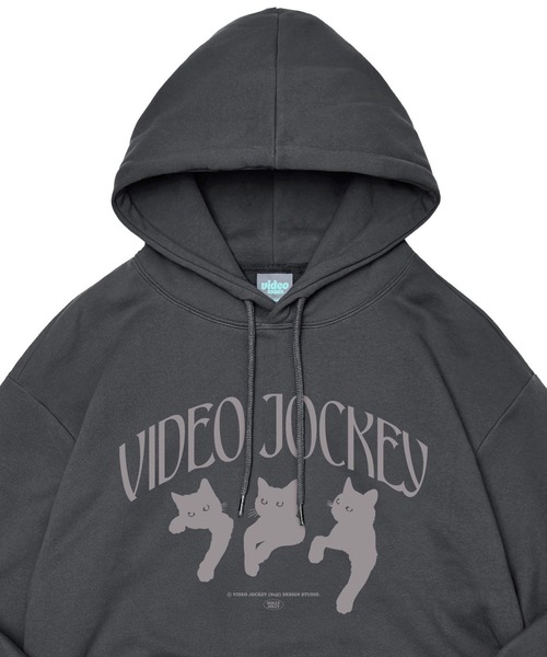 パーカー 「UNISEX」VIDEO JOCKEY／NYANGNYANGフーディー レディース