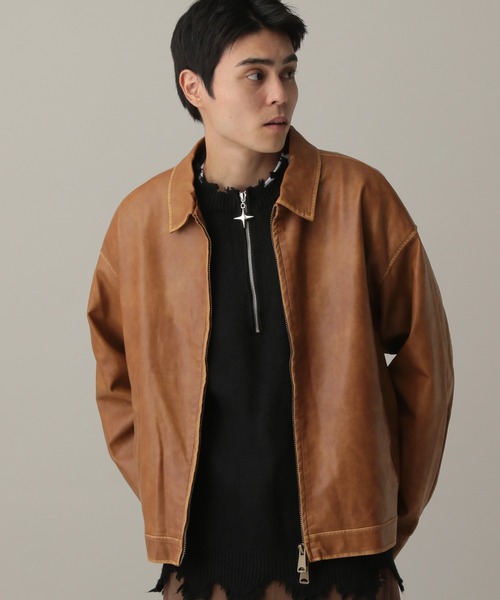 V2 ブルゾン アウター V2／Vintage レザージャケット メンズ