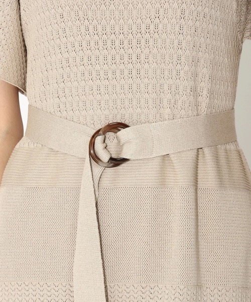 「MISCH MASCH」 半袖ワンピース M ホワイト レディース_画像2