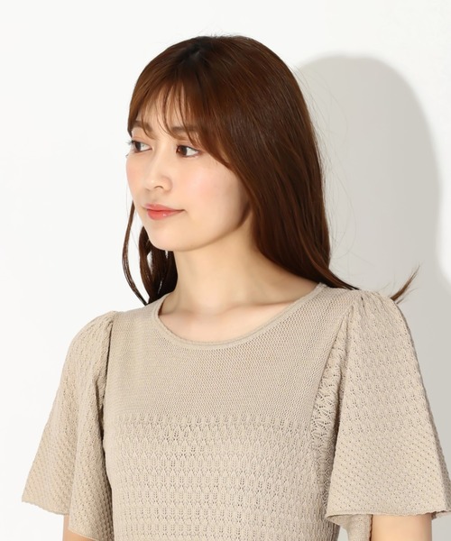 「MISCH MASCH」 半袖ワンピース M ホワイト レディース_画像8