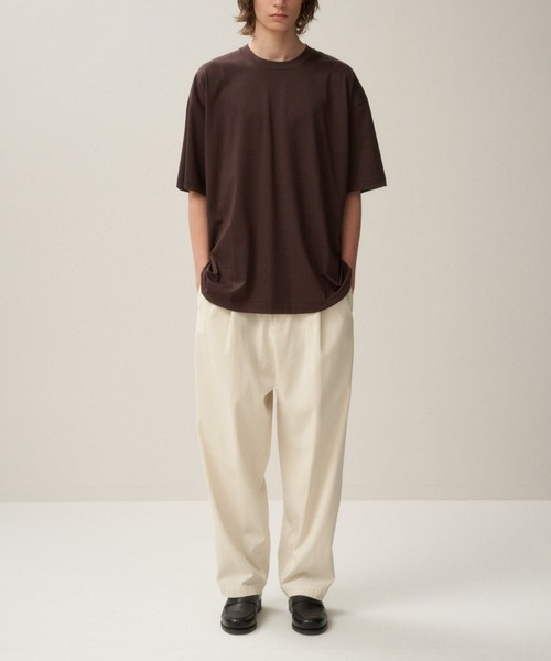 「ATON」 半袖Tシャツ LARGE グリーン レディース_画像2