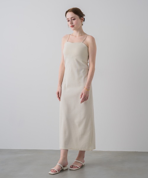 「muku」 キャミソールワンピース SMALL アイボリー レディース_画像8