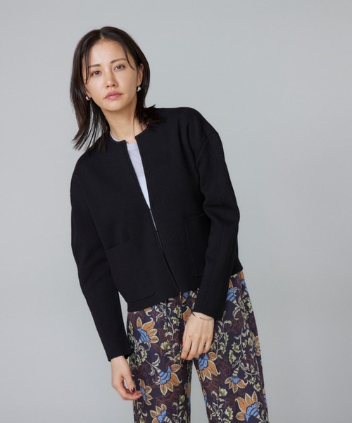 ルスーク（Le Souk）/ミラノリブフォルムカーディガン Le souk（ルスーク） カーディガン ミラノリブフォルムカーディガン