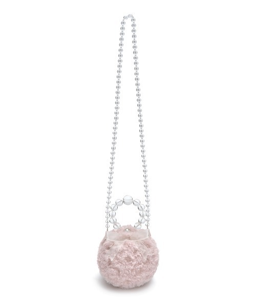 ハンドバッグ 「X SUSAN FANG」 FURRY BUBBLE BOW BAGの画像