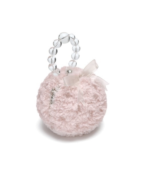 ハンドバッグ 「X SUSAN FANG」 FURRY BUBBLE BOW BAGの画像