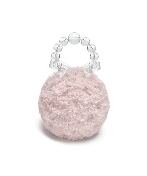 ハンドバッグ 「X SUSAN FANG」 FURRY BUBBLE BOW BAGの画像