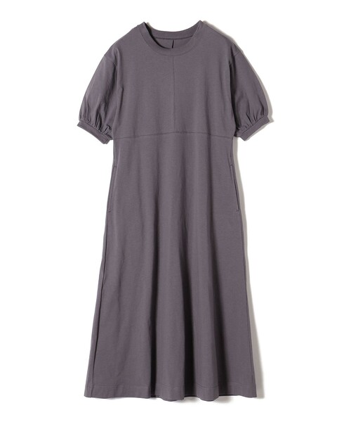 「SHIPS」 半袖ワンピース MEDIUM ブルー レディース_画像5