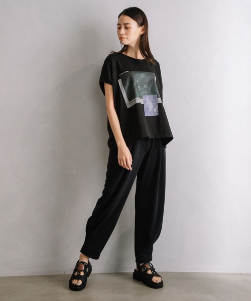 「MARECHAL TERRE」 ノースリーブトップス MEDIUM ブラック レディース_画像3
