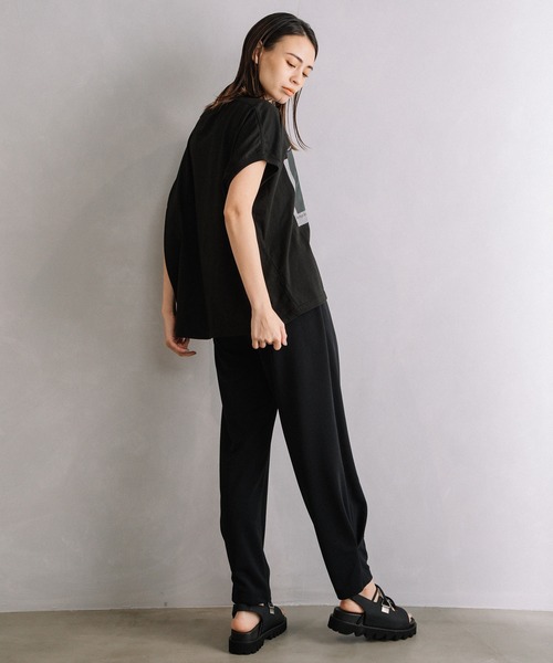 「MARECHAL TERRE」 ノースリーブトップス MEDIUM ブラック レディース_画像7