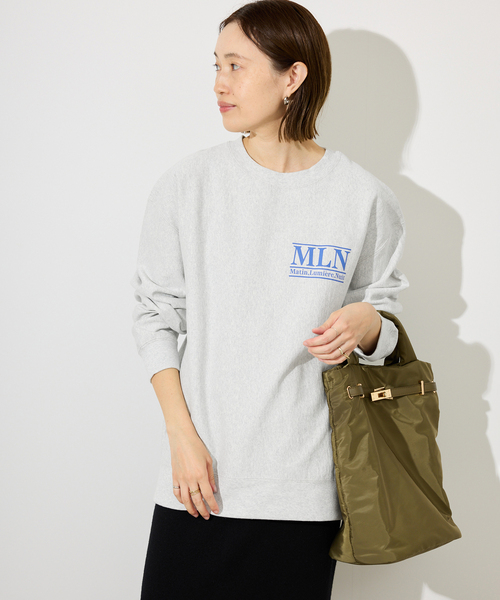 SLOBE IENA（スローブイエナ） トレーナー スウェット アソートロゴ裏