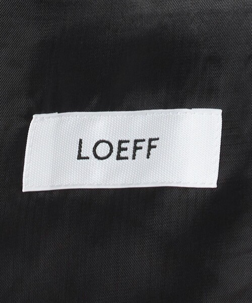 ⭐︎さま専用　ロエフ LOEFF タグ付き ジャケット ノーカラー MDグレー LOEFF（ロエフ） ジャケット ノーカラージャケット 「LOEFF