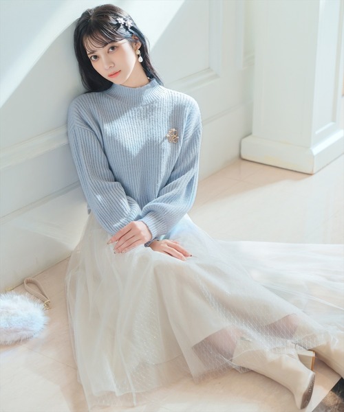 WILLSELECTION（ウィルセレクション） ロング スカート ラメチュール