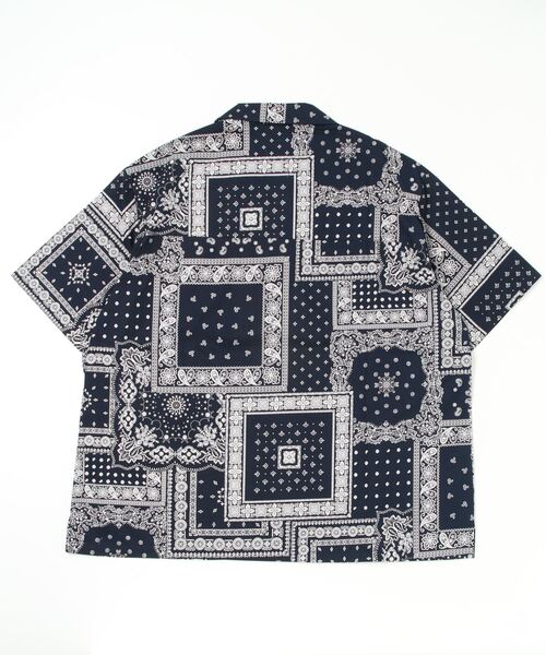 「APPLEBUM」 半袖シャツ LARGE ネイビー メンズ_画像2