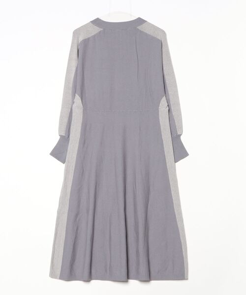 「ATSURO TAYAMA」 ニットワンピース S-M グレー レディース_画像2