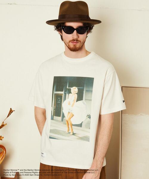 マリリンモンロー フォト Schott N.Y.C（ショット） tシャツ Schott/ショット/MARILYN MONROE
