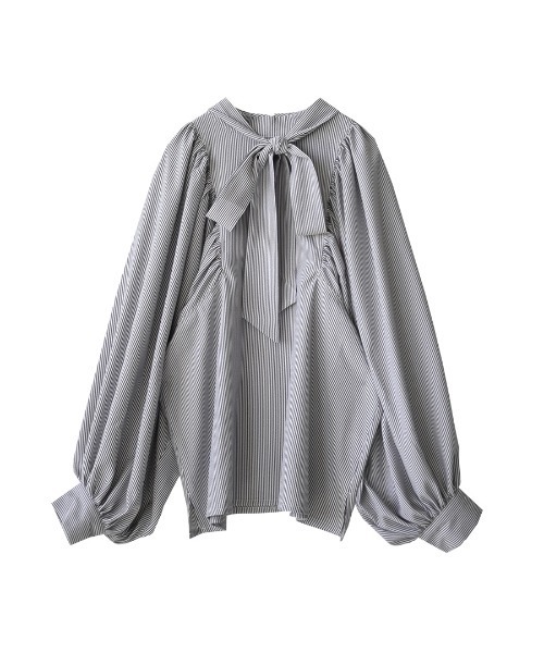 「e-zakkamania stores」 長袖ブラウス M ライトベージュ レディース_画像5