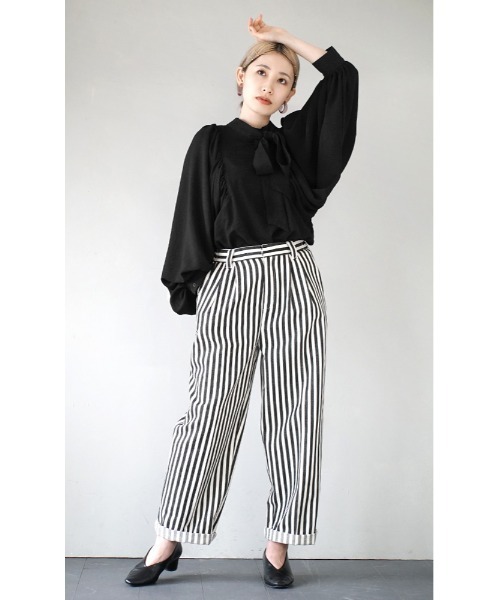 「e-zakkamania stores」 長袖ブラウス M ライトベージュ レディース_画像6